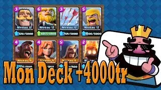 Miniature : Clash Royale : présentation de mon deck +4000tr