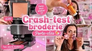 Miniature : VLOG#38 💗 Une journée dans la scraproom : haul + broderie !!!  #broderie 