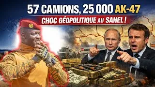 Miniature : Ibrahim Traoré : 20 minutes, 57 camions et un plan secret qui bouleverse le Sahel