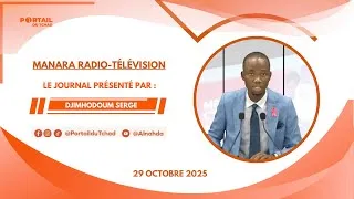 Miniature : 🌍 29 Octobre 2025 - Le Journal de 19h du Journal de la Chaîne MRTV/Tchad