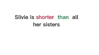 Miniature : Comparatives and superlatives it's very eazy part 1