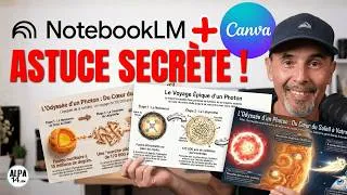 Miniature : NotebookLM & Canva : Créer des Infographies IA Modifiables (Gratuitement)