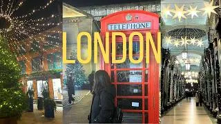 Miniature : London for New Year’s | 4 Days Travel Vlog, Christmas Lights, Cafés & Walking the City