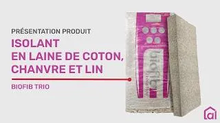 Miniature : Panneau en laine de chanvre, lin et coton BIOFIB TRIO | Alsabrico