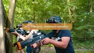 Miniature : Lasergame forestier au Parc Alsace Aventure : la bataille sans les bleus !