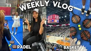 Miniature : WEEKLY VLOG | Padel, match de basket, shopping & haul de colis ✨🏀