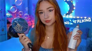Miniature : ASMR pleins de TRIGGERS pour avoir des FRISSONS ☔️ No Talking PLUIE, MOUSSE, .. (no Talking)