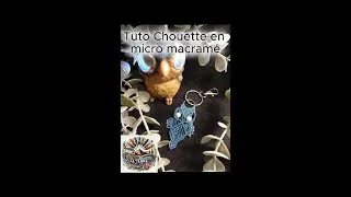 Miniature : Tuto Chouette micro macramé DIY