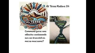 Miniature : Comment faire une attache coulissante sur un bracelet en macramé? DIY
