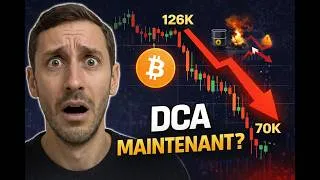 Miniature : Bitcoin baisse… faut-il arrêter le DCA sur la cryptomonnaie ? 📉