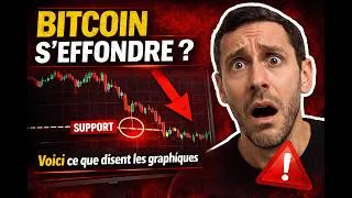 Miniature : 🔴 BITCOIN S’EFFONDRE ? Voici ce que montre VRAIMENT les graphiques