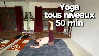 Miniature : Hatha yoga style matinal, progressif et global - 50 minutes - tous niveaux / débutant 