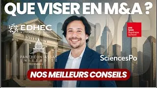 Miniature : Que viser en M&A en 2026 ? Sciences Po, Assas, emlyon BBA et EDHEC BBA