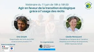 Miniature : Webinaire "Agir pour la transition écologique grâce à l'usage des récits"