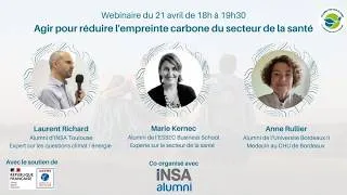 Miniature : Webinaire : Agir pour réduire l'empreinte environnementale du secteur de lsa santé"