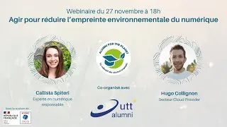Miniature : Webinaire : Agir pour réduire l'empreinte environnementale du numérique  - 27 novembre 2025