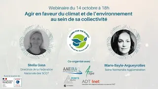 Miniature : Webinaire : Agir en faveur du climat et de l'environnement dans sa collectivité  - 14 octobre 2025
