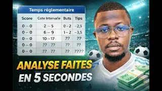 Miniature : ⚡ Trouvez le nombre de buts d’un match en 5 secondes ! 📊 Méthode ultra simple 💥