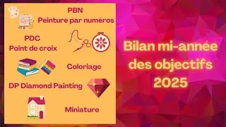 Miniature : Loisirs créatifs - Bilan mi-année des objectifs 2025