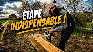Miniature : Les galères pour débuter l’ossature bois ! - Je pars de 0 pour construire ma maison - Episode 2