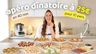Miniature : Apéro dînatoire prêt en 40 min (Petit Budget) ☀️