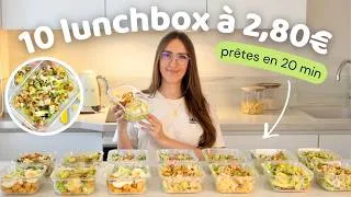 Miniature : 10 LUNCHBOX À 2,80€ EN 20 MIN ! (Sans Micro-ondes) 🍱