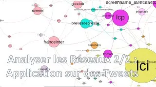 Miniature : Analyser les réseaux 2/2 : Application sur des tweets