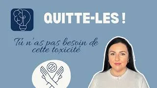 Miniature : PERSONNE ne viendra te sauver : QUITTE les personnes TOXIQUES !