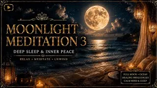 Miniature : 3. Moonlight Meditation 🌕 Deep Sleep Music | Calm Your Mind, Ocean Waves & Inner Peace