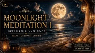 Miniature : 1. Moonlight Meditation 🌕 Deep Sleep Music — Fall Asleep Fast & Calm Your Mind Instantly