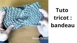 Miniature : Tuto tricot : head band/bandeau 