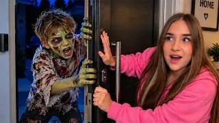 Miniature : Notre Petit Frère est Devenu un ZOMBIE pendant 24H ! 😱