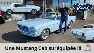 Miniature : Ford Mustang Cabriolet 1966 Arcadian Blue 🐎