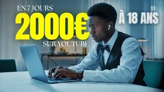 Miniature : J'ai 18 ans et j'ai monté un business qui a fait 2000€ En 7 Jours . Je t'explique tout