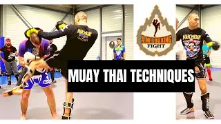Miniature : TECHNIQUES BOXE THAI AVEC COACH LOULOU 🏆  AMI BOXING À HERBLAY SUR SEINE
