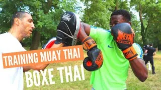 Miniature : ENTRAINEMENT BOXE THAI  DANS LA NATURE À HERBLAY SUR SEINE 95
