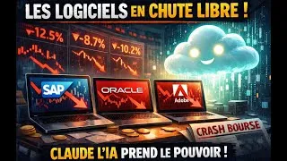 Miniature : LE SECTEUR SOFTWARE SE FAIT LAMINER EN BOURSE : JE T'EXPLIQUE TOUT 📉💻 #nasdaq