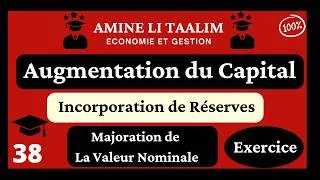 Miniature : Exercice Corrigé : (Incorporation de Réserves) –Majoration de la Valeur Nominale