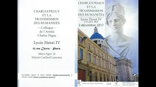 Miniature : Colloque "Charles Péguy et la transmission des humanités" (02 déc 2017)