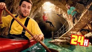 Miniature : ON SURVIT 24H DANS UNE GROTTE (avec des objets wish)