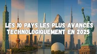 Miniature : 🌍 Les 10 pays les plus avancés technologiquement du monde en 2025 (TOP INVERSÉ) #amlass #technology