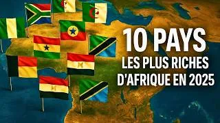 Miniature : TOP 10 des pays les plus riches d’Afrique (2025) : Tu vas être choqué par le n°1 ! #amlass #top