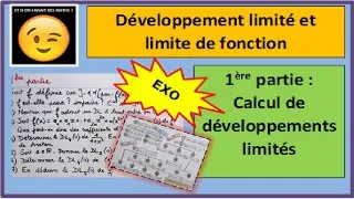 Miniature : Développement limité - Exo - 1ère partie