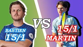 Miniature : JE FRACASSE LA BALLE POUR NE PAS RATER PSG-ARSENAL !😂🎾​ |  MARTIN 15/1 vs Bastien 15/1