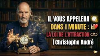 Miniature : Faites ceci et il vous appellera dans une minute (Loi de l'attraction) | Christophe André