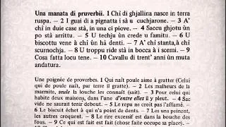 Miniature : Una manata di pruverbii
