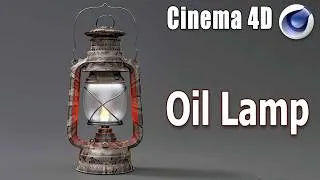Miniature : Lampe à Huile 3D Réaliste – Modélisation & Rendu Turntable | Cinema 4D