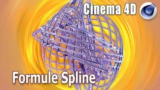 Miniature : Formule Spline, Mograph et Volume générateur. Animation 3D faite avec Cinem 4d
