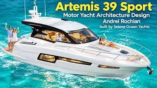 Miniature : Artemis 39 Sport Motor Yacht Architecture Design Andrei Rochian  built  by  Selene  Ocean Yachts