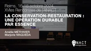 Miniature : La conservation-restauration : une opération durable par essence